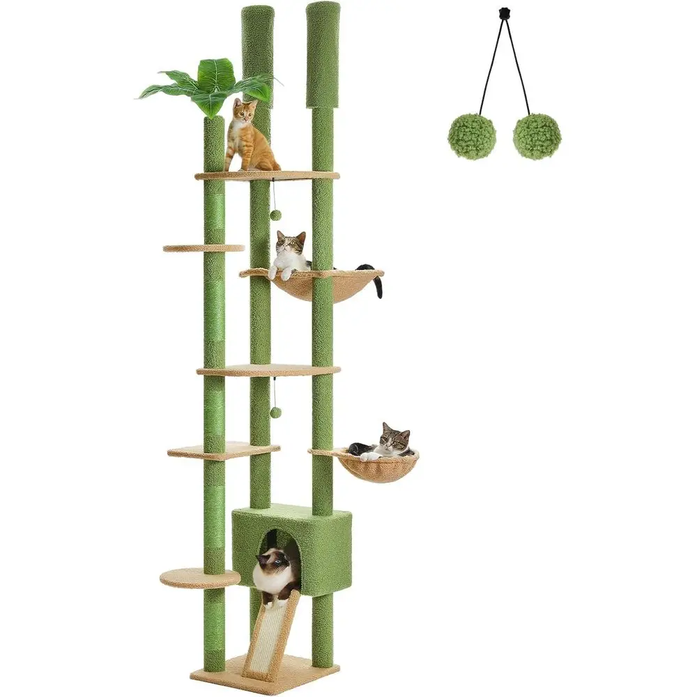 Cat Scratching Post - Регулируемая высокая когтеточка-башня для кошек с