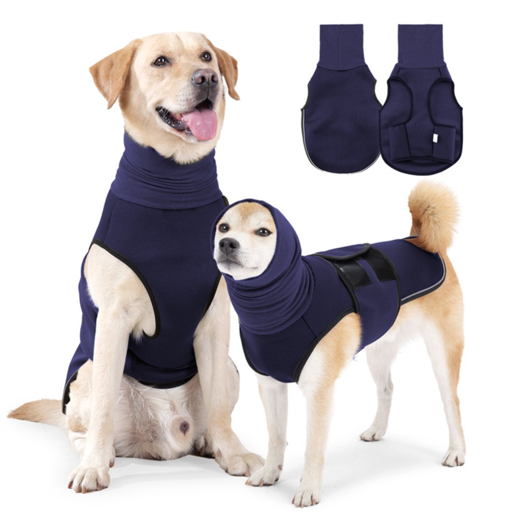 Dog Anxiety Vest - Шумопоглощающая успокаивающая худи-накидка для собак со