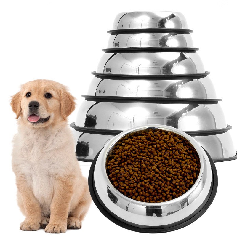 Pet Supplies Dropshipping - Нескользящая миска для собак из нержавеющей