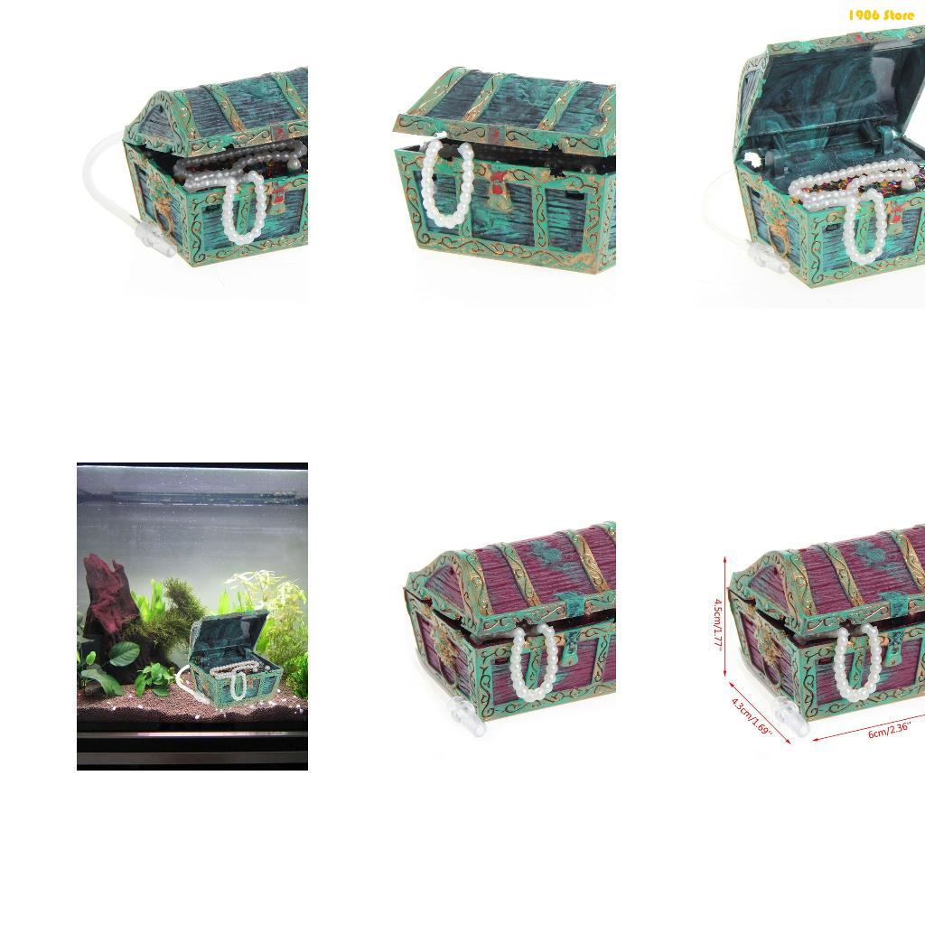 Pet X Supplies & Tack Howell Photos - U1JB Аквариумный сундук с сокровищами, украшения,