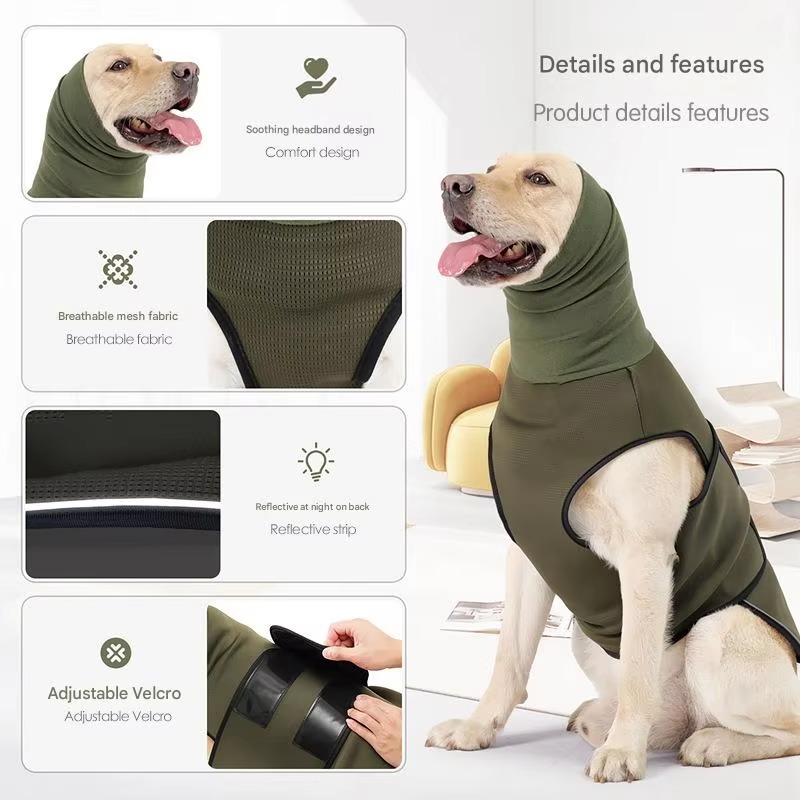Успокаивающий жилет из полиэст – обзор и цена Dog Anxiety Vest