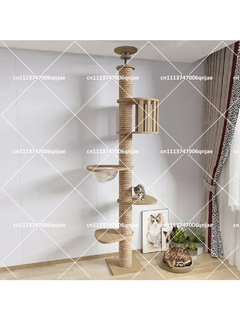 Деревянный домик-дерево для ко – обзор и цена Cat Scratching Post