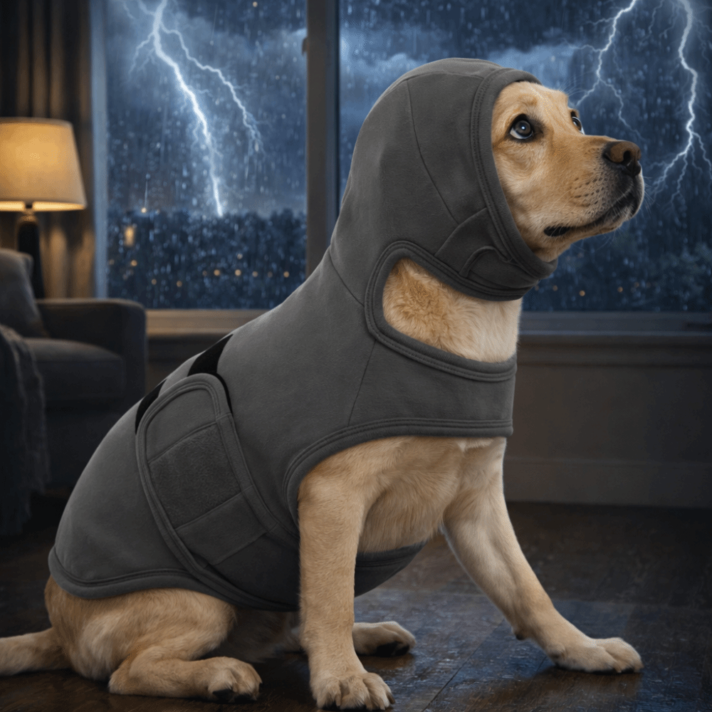 Эластичный успокаивающий жилет – обзор и цена Dog Anxiety Vest