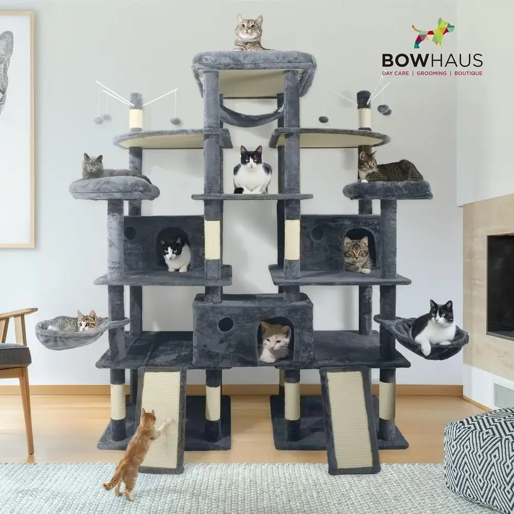 80-дюймовая высокая лежанка-ба – обзор и цена Cat Scratching Post