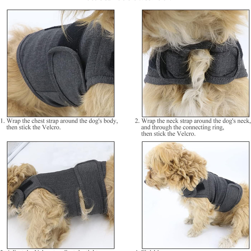 Дышащий жилет для собак от тре – обзор и цена Dog Anxiety Vest