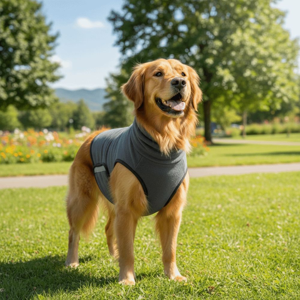 Шумопоглощающий жилет для соба – обзор и цена Dog Anxiety Vest