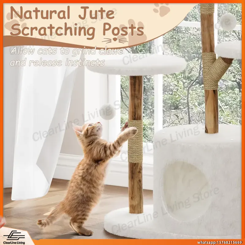 Многоуровневая лежанка-башня д – обзор и цена Cat Scratching Post