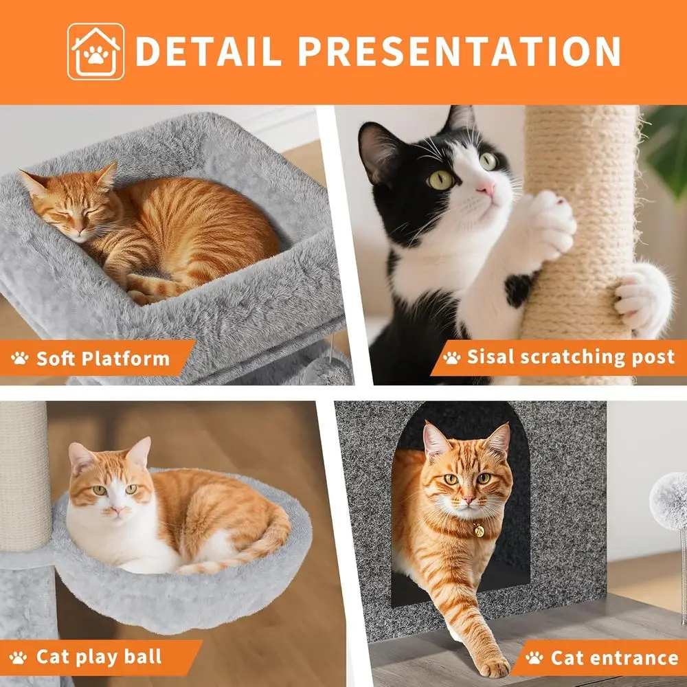 Большой многоуровневый игровой – обзор и цена Cat Scratching Post