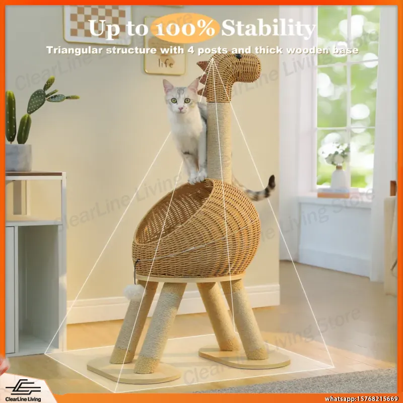 Кошачья лежанка-башня «Динозав – обзор и цена Cat Scratching Post